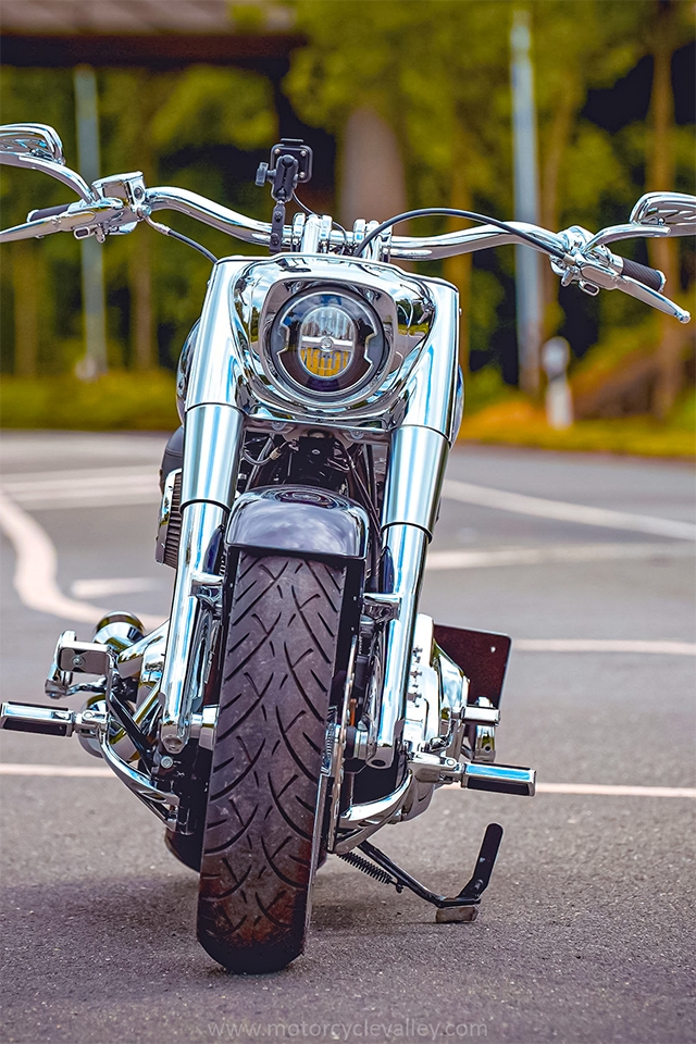 Harley Davidson Fat Boy Wallpaper 4K HD Free Download